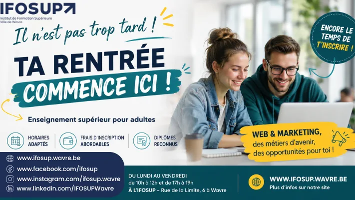Il est encore temps de t'inscrire !